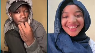 Kodda en live avec la belle Naoual sur tiktok