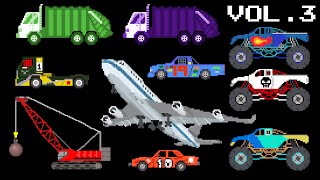 Vehicles Collection Volume 3 - Sports, Colors, Counting, Song - The Kids' Picture Show