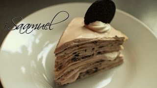 Nutella and Oreo Crepe Cake | Recipe