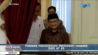 Former Indonesian President Habibie dies at 83