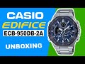 CASIO Edifice ECB-950DB-2A Unboxing