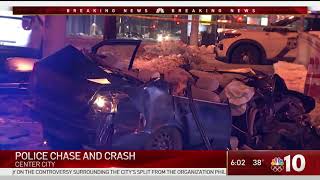 Police Pursuit Goes From New Jersey Into Philadelphia, Ends in Crash | NBC10 Philadelphia