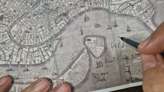 ASMR vintage map: All about VENICE with Stats and Facts Map Tracing | ASMR maps \u0026 tracing