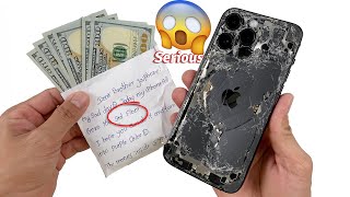 Teardown.!😭 Bran new iPhone Destoyred | How I Restore iPhone 14 Pro Max Cracked