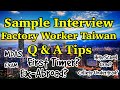 WHY SHOULD WE HIRE YOU? Q&A INTERVIEW TAIWAN