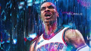 Best Moments Of Russell Westbrook's Third Consecutive Triple Double Season | Game Highlights