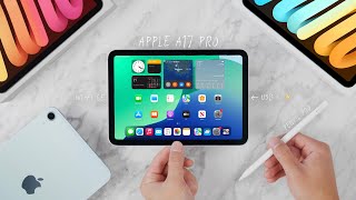 NEW iPad Mini 7 Unboxing \u0026 Setup - BLUE!