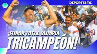 Lo que no viste en la celebración del Olimpia tras ganar su Tricampeonato Invicto en la Gran Final