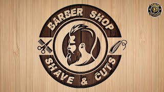 Barber Shop Logo Design || Pixellab logos || Fahad Creations