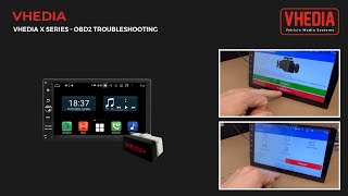 Vhedia X series - OBD2 Troubleshooting