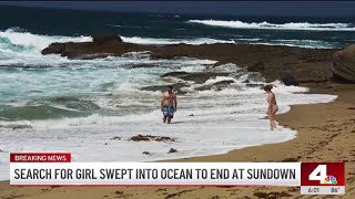 Search suspended for 5-year-old who was swept into ocean