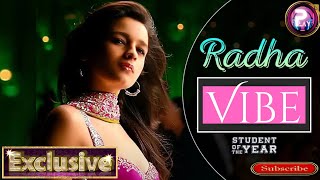 Radha - SOTY vibe | Student Of The Year Movie | Dil Mera Crazy (Official Audio)