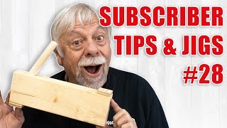 Clever Subscriber Woodworking Tips and Jigs - Episode #28