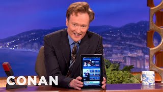 Conan Introduces Team Coco Tablet App | CONAN on TBS