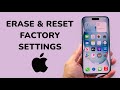 How To Erase and Reset Your iPhone To Factory Settings