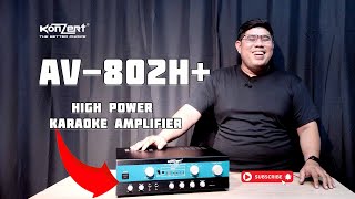 Konzert AV-802H+ I High Power Karaoke Amplifier