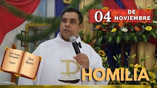 EVANGELIO DE HOY lunes 4 de noviembre del 2024 - Padre Arturo Cornejo