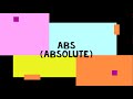 Oracle PL/SQL Numeric Functions -- ABS (Absolute)