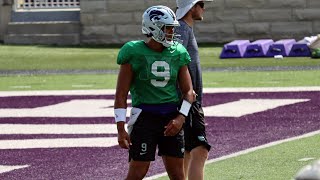 Kansas State Football | Highlights from Monday morning practice | August 8, 2022