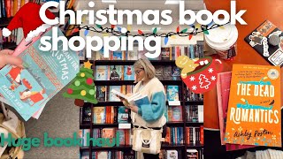 Christmas book shopping at Barnes and Noble and huge book haul🧸🤓🎄| bookman day 2