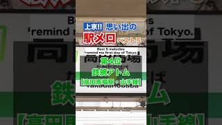 上京!!思い出の駅メロ BEST5 第4位　鉄腕アトム　高田馬場駅  山手線　#shorts＃駅メロ＃JR#JR東日本#山手線＃山手線駅メロ＃山手線鉄腕アトム＃高田馬場鉄腕アトム＃鉄腕アトム＃高田馬場