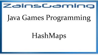 Java Games Programming Tut09 - HashMaps