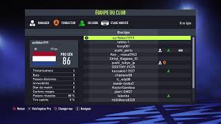 FIFA22 プロクラブ パブリック 新チーム おすぎ 始動！