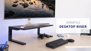 DESK-SHELF22B Versatile Desktop Shelf Riser by VIVO