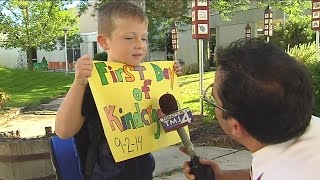 Parents express bittersweet emotions on first day of school