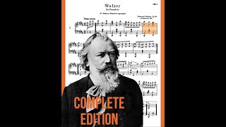 Brahms - Complete Waltzes Op. 39 | Animated Sheet Music