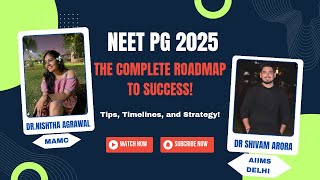 NEET PG 2025: The complete Roadmap to Success – Tips, Timelines & Strategy! | INICET MAY 25