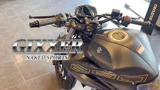 The Best Matte Black Suzuki Gixxer 250 - Naked Sports Motorcycles