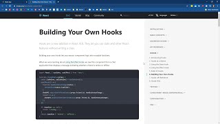 SP21 Web Apps: 22 - Refactoring with Custom Hooks