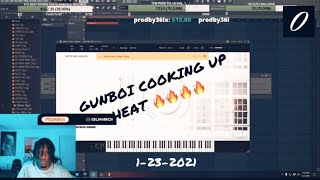 GUNBOI COOKING UP HEAT ON TWITCH LIVESTREAM 1-23-2021