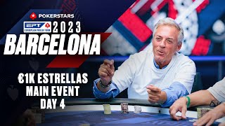 EPT BARCELONA 2023: €1K ESTRELLAS MAIN EVENT – DAY 4 ♠️ PokerStars