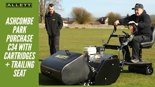 Ashcombe Park Cricket Club Purchase an Allett C34 with Cartridges and a Trailing Seat