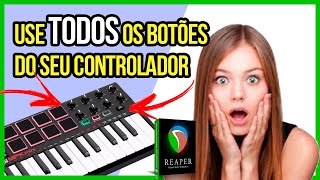 Como mapear controlador no reaper