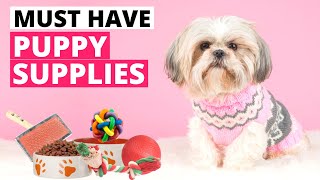 12 Must Have Supplies for a Shih Tzu Puppy