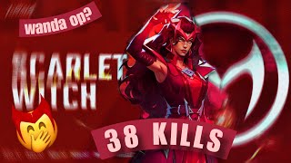 Marvel Rivals beta | 38 kills as scarlet witch | WANDA IS OP