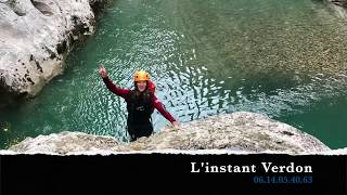 Randonnée aquatique Verdon, couloir Samson