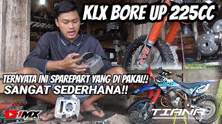 TERNYATA INI RAHASIANYA KLX BORE UP 225CC DENGAN SPAREPART SEDERHANA!!