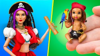 11 DIY Baby Doll Hacks and Crafts / Pirate Family and Treasure Map