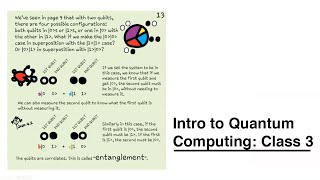 HackadayU: Intro to Quantum Computing - Entanglements Class 3.1