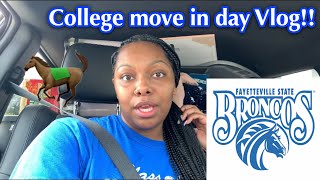 COLLEGE MOVE-IN DAY VLOG | FAYETTEVILLE STATE UNIVERSITY 2020