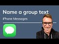 How to Name a Group Text