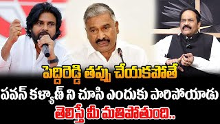 పెద్దిరెడ్డి తప్పు చేయకపోతే పవన్ కళ్యాణ్ ని చూసి ఎందుకు పారిపోయాడు.. | Ravindrababu About Peddireddy