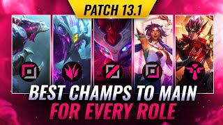 NEW 3 BEST CHAMPIONS to Main on Patch 13.1:  - League of Legends