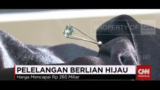 Lelang Berlian Hijau Langka Bernilai Rp 265 Miliar