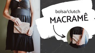 BOLSA EM MACRAMÊ FÁCIL