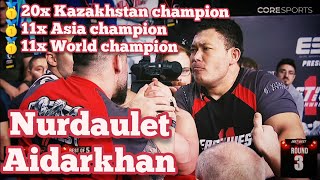 Nurdaulet Aidarkhan 🇰🇿 Highlights/ヌルダウレット・アイダルカン アームレスリングハイライト【腕相撲】【Armwrestling】